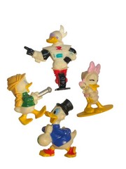 Vintage 1991 Kellogg’s Disney Duck Tales PVC Figures Complete Set of 4