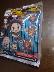 NEW SEALED Anime Demon Slayer 3-D Foam Figural Clip Keyring Blind Bag Series 8