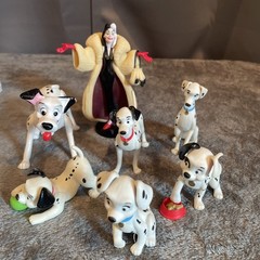 Lot Of 7 Vintage 1990’s Disney 101 Dalmatians PVC Toys Figures.