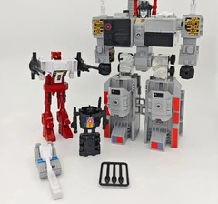 Transform G1 3 Change Base Metroplex Fighters K.O KT Ver NO OUTSIDE BOX
