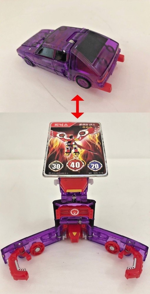 [TURNING MECARD] ARAGHE Transformable Robot Car Korea TV Figure+ 2card