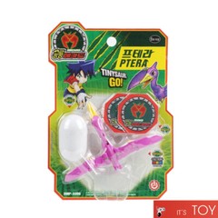 Dino Mecard Tinysaur PTERA Pteranodon Dinosaur Transforming Robot Figure Toy