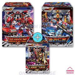 Metal Cardbot W Blaion + NightGriffon + SolidHorn Official 3 Figure Korean Toy
