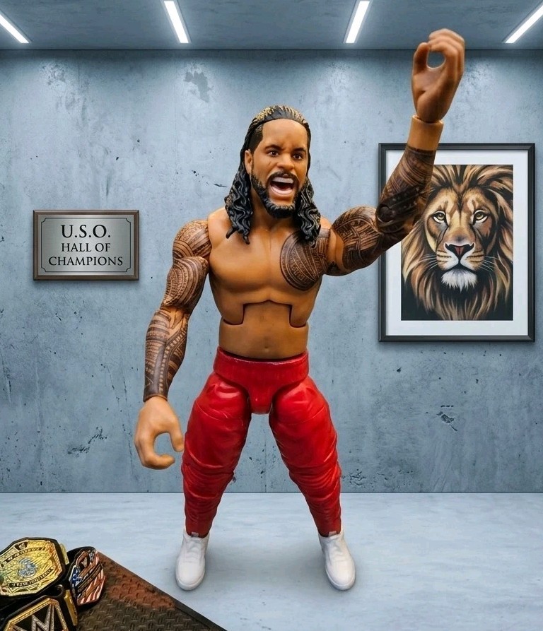 Jey Uso Wrestling Figure Bloodline 2017 WWE Mattel Elite Collection Series 64
