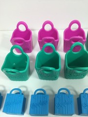 Shopkins Lot of 100 Pieces Moose Children Toy Figures Bags Baskets Crates