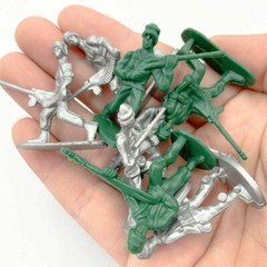 20pcs/Set 1:72 Soldier MilitaryToy Model Army For Sandpan Game