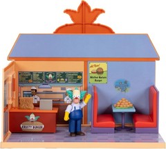 Krusty Burger Diorama from The Simpsons: A Fun Playset for Ages 4 and Up