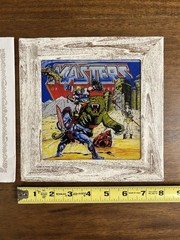 Vintage RARE 1980’s He-Man Roboto Masters of the Universe Carnival Glass Prizes