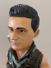 9.5” SD Commando John Matrix Resin Bank Statue Figurine Special Force Toy Figure