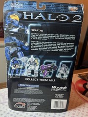 Halo 2 Joyride Series 3 Blue Spartan Orange Stripes Variant Action Figure New
