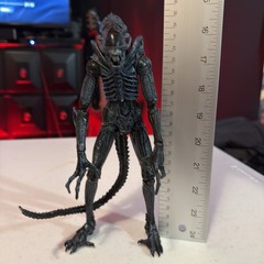 Blue Black 7″ Ultimate Aliens Xenomorph Warrior 1/8 Scale Figure 1986 Movie 22cm