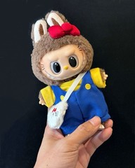 Pop Mart The Monsters Labubu Classic Hello Kitty Secret Plush Pendant Authentic