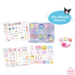 Bling Bling Sanrio Characters Decorating Diary Hello Kitty, My Melody, Kuromi