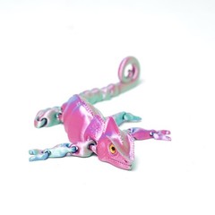 8.3inch 3D Printed Lizard Model,Articulated Animals Figure,Fidget Toy Home Decor