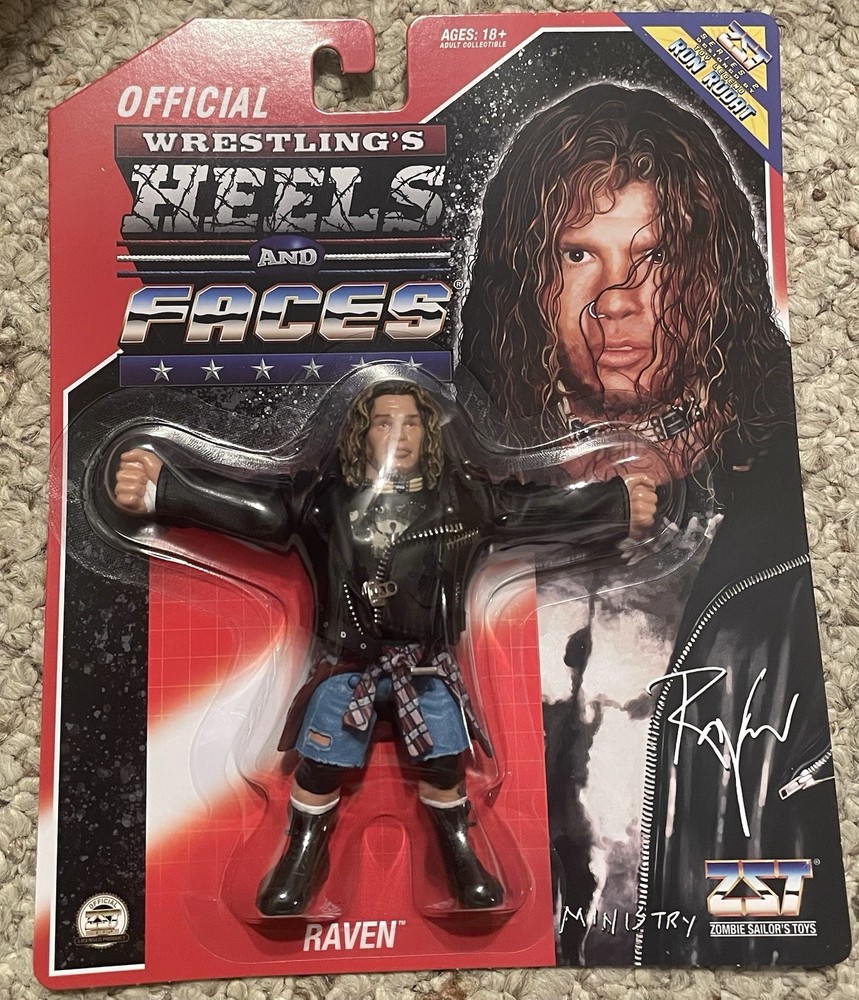 Wrestling Heels and Faces Series 2 RAVEN Figure Zombie Sailor’s Toys New MOC