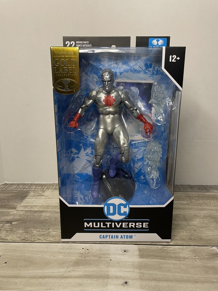 McFarlane DC Multiverse Captain Atom Gold Label New 52 7” Figure NEW Sealed