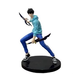 Solo Leveling Sung Jinwoo Shadow Monarch Figure PVC 21cm Statue Arise