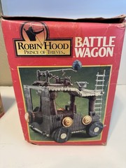 Kenner Robin Hood Battle Wagon Net Launcher Bola Bomber Figures Sealed! Lot (B)