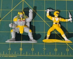 Mighty Morphin Power Rangers King Sphinx 1993 Bandai Action Figure Lot Of 4