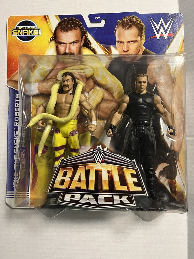 WWE Battle Pack Jake The Snake Roberts & Dean Ambrose 2014 Battle Pack