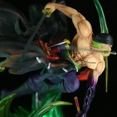 24cm Roronoa Zoro One Piece Luminous PVC Figure Model Toy by Bandai