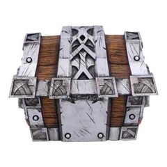 Nemesis Now World of Warcraft Silverbound Treasure Chest Box 10.5cm, Resin, Silv