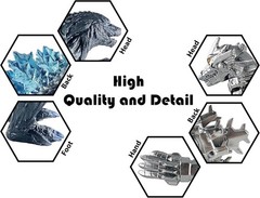 Set of 2 Mecha Godzilla Earth MechaGodzilla Kiryu Toys, Kaiju Universe Action…