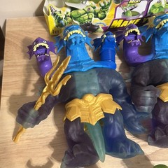Moose Goo Jit Zu lot Of 10 One Sealed Rare Stretch Liquid Filled Figures