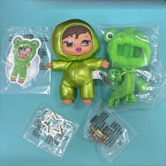 MGA Bratz Bratziez Bling Seriez Shiny Clothes Keychain Doll Charm Gift New