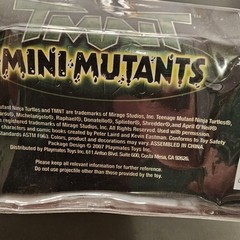 TMNT Mini Mutants Mini Moto-Slider Michelangelo New 2007 Ninja Turtles New Wear