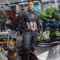 40cm The Avengers Captain America Figure Model Statues Ornament Collection Gift