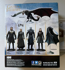 McFarlane Game of Thrones Drogon Deluxe Dragon & Night King Figure Lot NIB