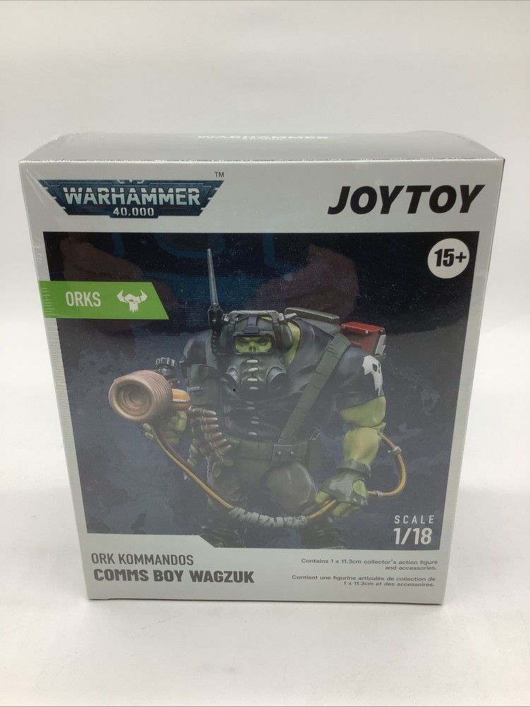 Joytoy Warhammer 40k Ork Kommandos – Comms Boy Wagzuk Sealed NIB
