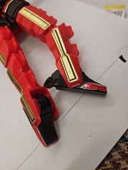 Vintage Mighty Morphin Power Rangers Thunder Megazord 1994 Red Dragon Incomplete