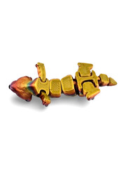 Lot 25 Articulated Ferret Toy Mini Rainbow 3D Printed Fidget Desk Pet – 2.85″