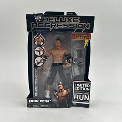 2005 Jakks WWE Deluxe Aggression John Cena Series 1 Limited Edition Figure