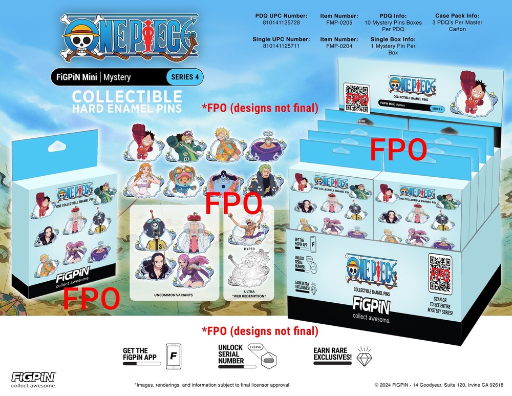 FiGPiN One Piece Mystery Series 1 Mini Box