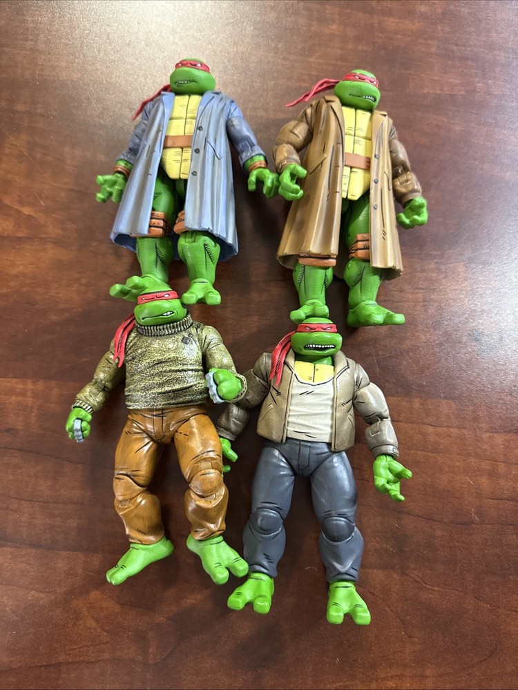 NECA Teenage Mutant Ninja Turtles Gangster Turtles (Mirage Studios) 4-Pack