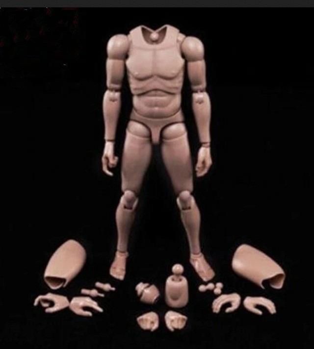 1/6 Scale MX02-A Europe MX02-B Asian Skin 12inch Male Action Figure 12″ Body Toy