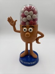 Vintage Mr. Contac Japanese Drug Advertisement Mascot Figure Talking Used