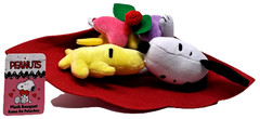 SNOOPY & WOODSTOCK Peanuts 13″ Plush Valentine’s Day Bouquet 2026 New