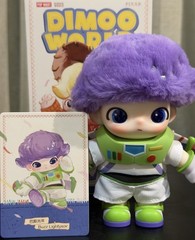 Authentic DIMOO WORLD x PIXAR Series Blind Box Figures Toy Plush Pendant Doll