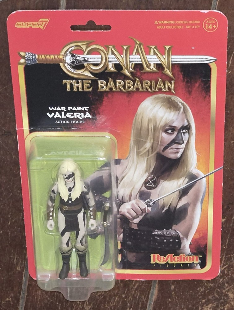 Super7 Conan the Barbarian (2024) WAR PAINT VALERIA 3.75″ ReAction Action Figure