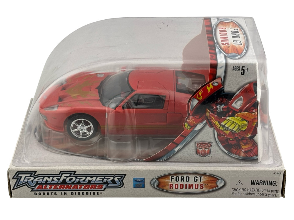 Transformers Alternators RODIMUS PRIME SDCC 2007 EXCLUSIVE HOT ROD Ford GT NIB