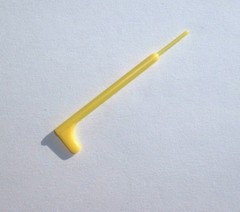 NICE! 2″ REPRO YELLOW Extension Lightsaber Luke 1977 Vintage Star Wars