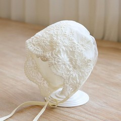 Lace Embroidery Baby Girl Bonnet Hat Summer Breathable Mesh Kids Cap