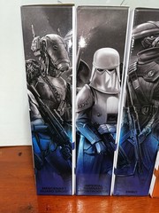 Star Wars Black Mandalorian&Grogu First Edition WAVE 2 All 4: EMBO SNOW DROID IG