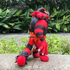 30cm High Quality Incineroar Plush Cartoon Stuffed Toy Soft Animation Doll
