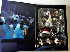 NECA Gremlins Gizmo, Santa & Winter Gremlins 2 Pack (Lot of 4) 7” Action Figures
