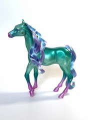 MLP Fashion Star Fillies Sweet Sixteens Filly JUSTINE Green Purple Vintage G1